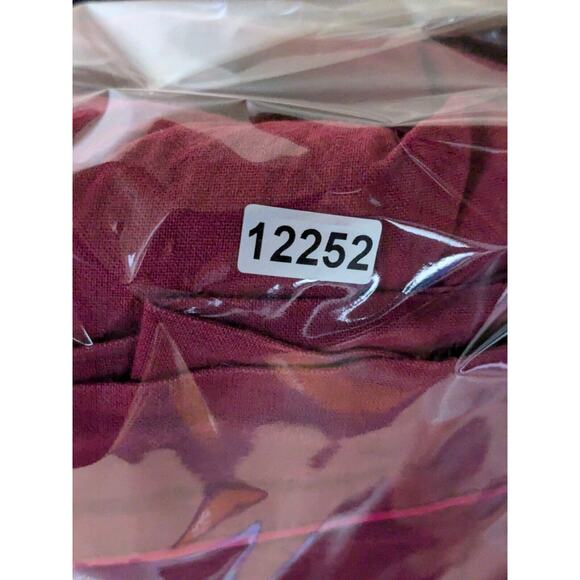 Svarga Ukraine Dress Womens 42 Embroidered Floral Cotton Traditional Red - Picture 16 of 16